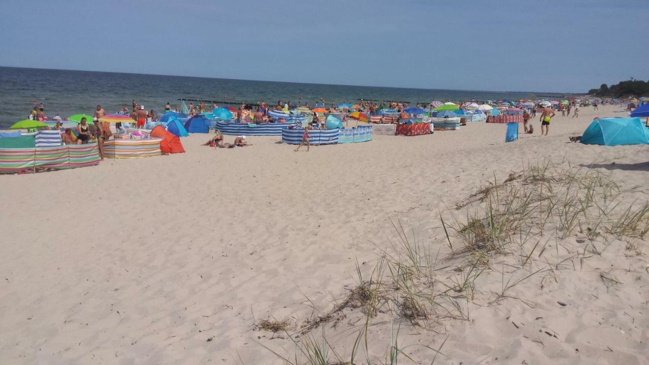 Osrodek Rodzinny "Pod Wydmami" Przy Plazy , Plac Zabaw , Rowery Sarbinowo Kültér fotó